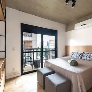 Apartamento 83 New Next Paulista Av, Fast Wifi And Balcony, São Paulo
